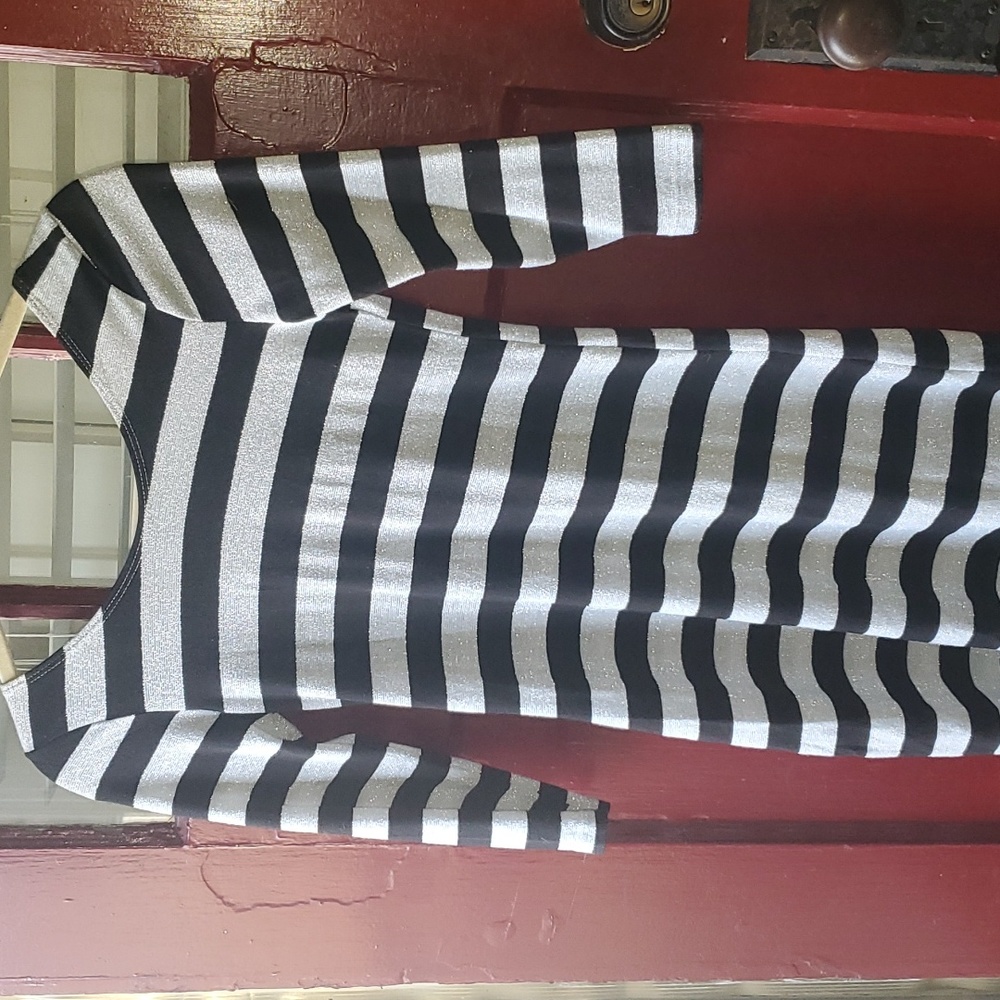 Silver and Black long Shirt